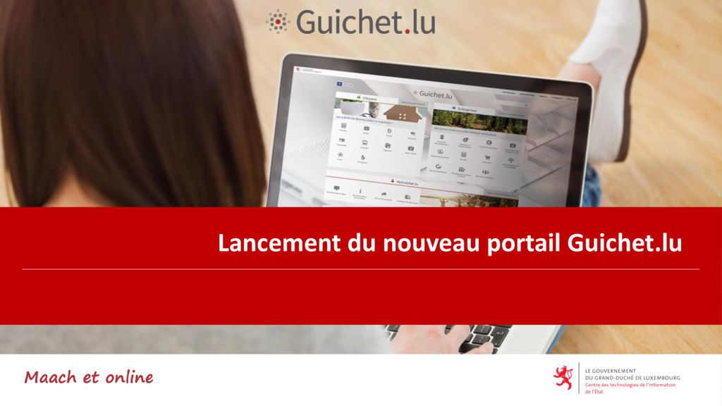 thumbnail of Présentation du nouveau portail Guichet.lu